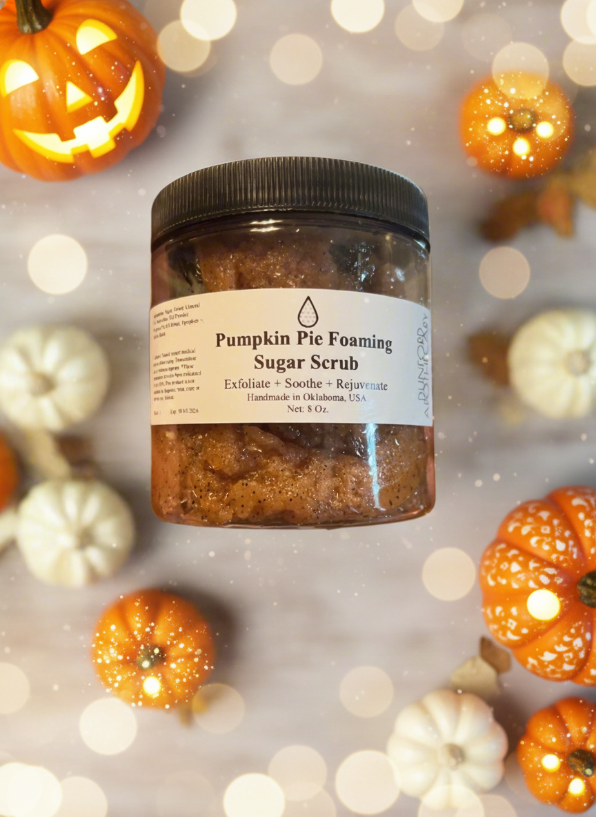 PUMPKIN PIE FOAMING SUGAR SCRUB 8 Oz
