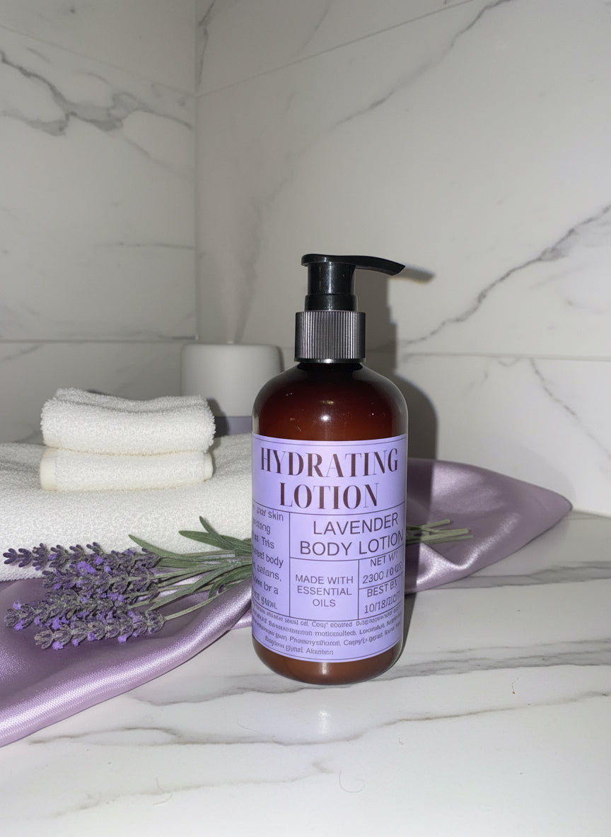 LAVENDER HYDRATING BODY LOTION 8 Oz