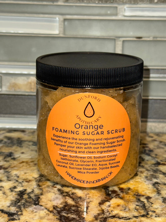 ORANGE FOAMING SUGAR SCRUB