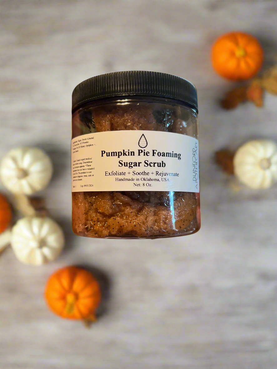 PUMPKIN PIE FOAMING SUGAR SCRUB 8 OZ