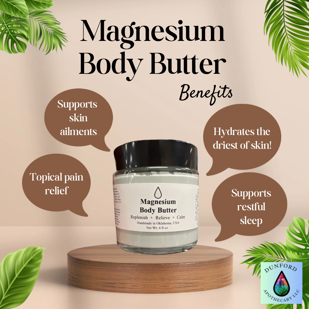 MAGNESIUM BODY BUTTER 4OZ